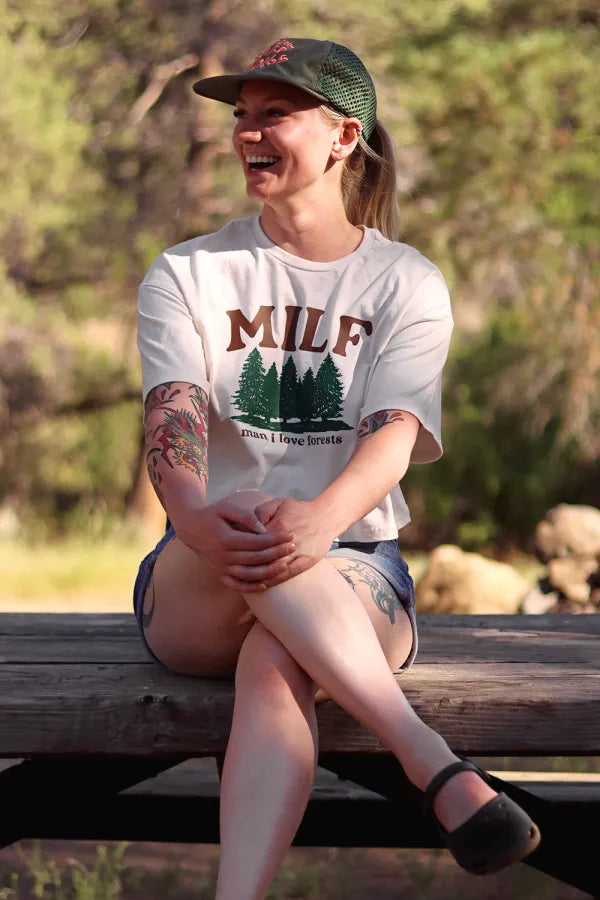 Man, I Love Forests (MILF) Crop Tee