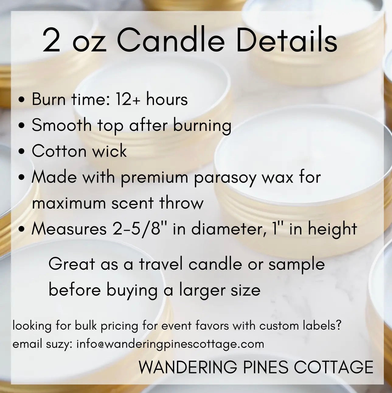 Pacific Northwest Candle