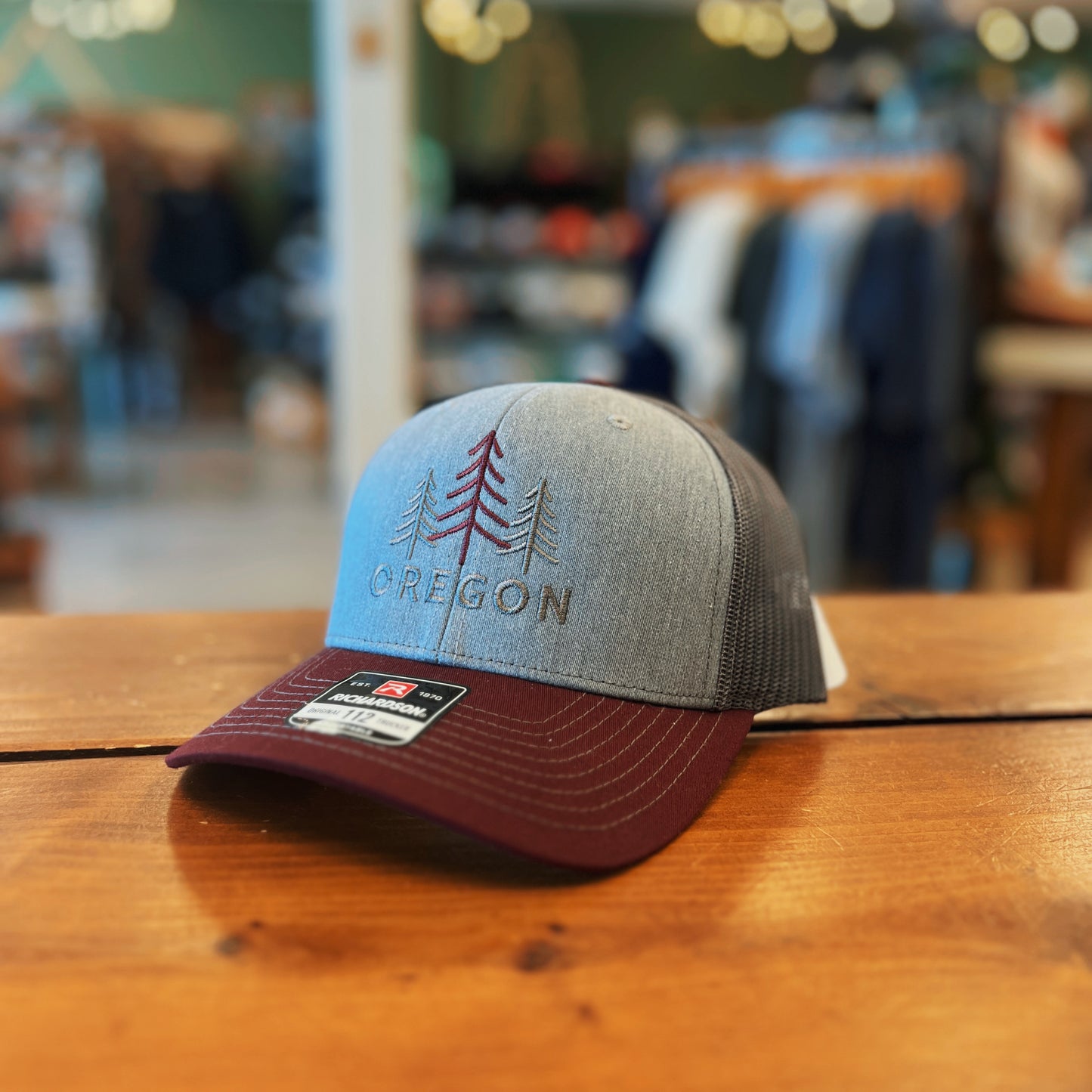 Oregon with Three Trees Hat