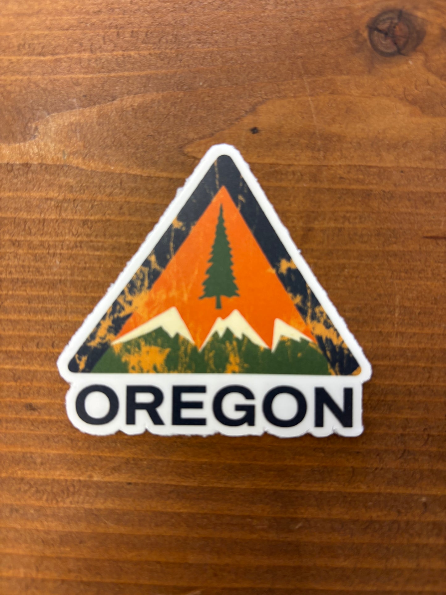 Oregon Triangle Mountain Sticker