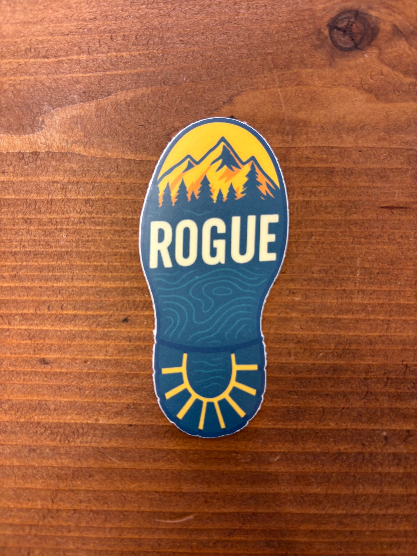 Rogue Bootprint Sticker