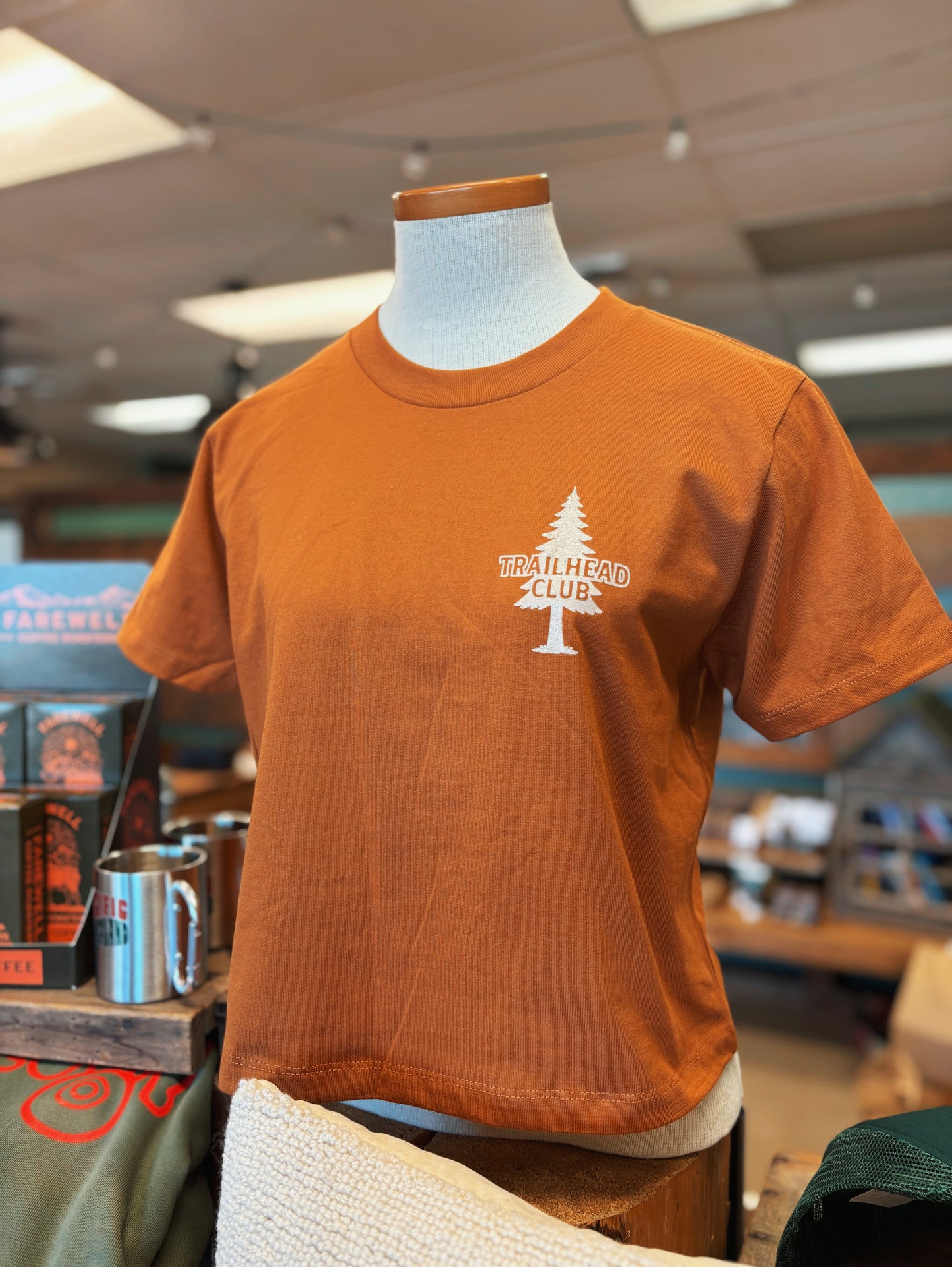Trailhead Club Oregon T-Shirt - Join the Wild Pine Tree Graphic Shirt
