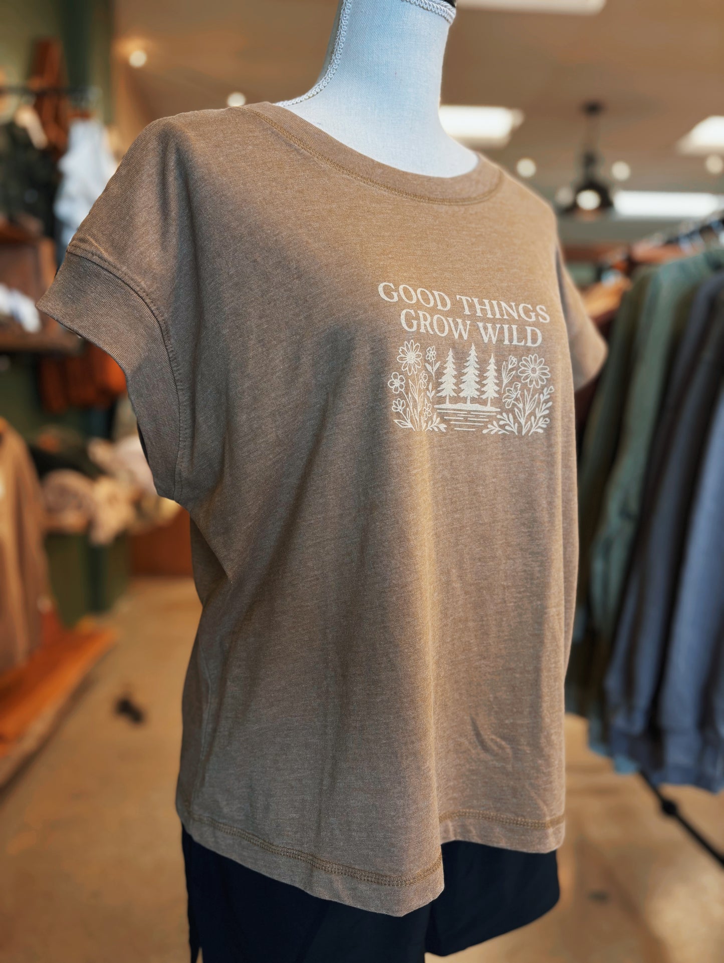 Good Things Grow Wild Ladies T-Shirt