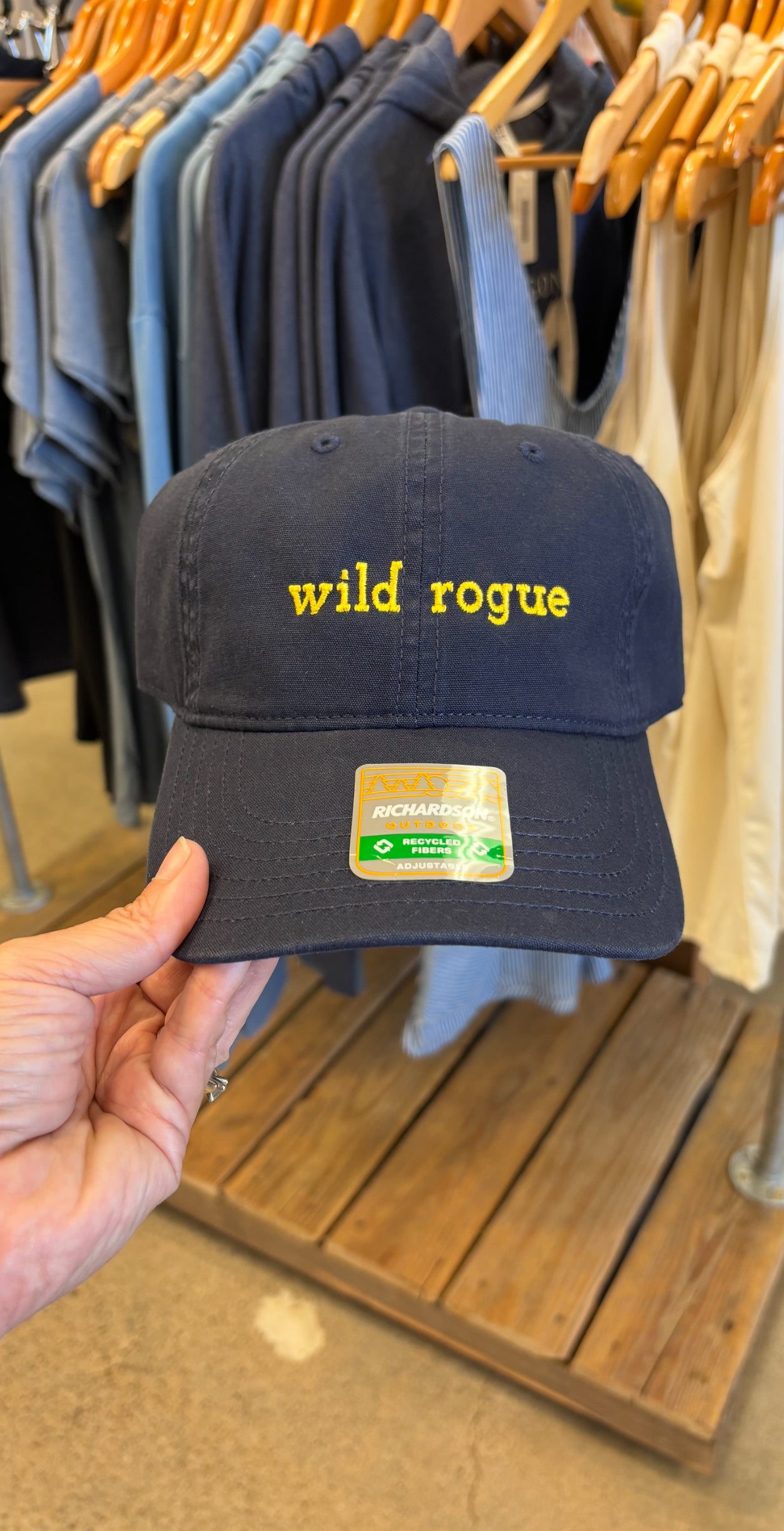Wild Rogue Dad Hat with minimalist Pacific Northwest design - Oregon outdoor apparel