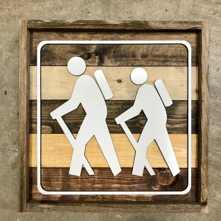 Rustic 12x12 Wood Sign