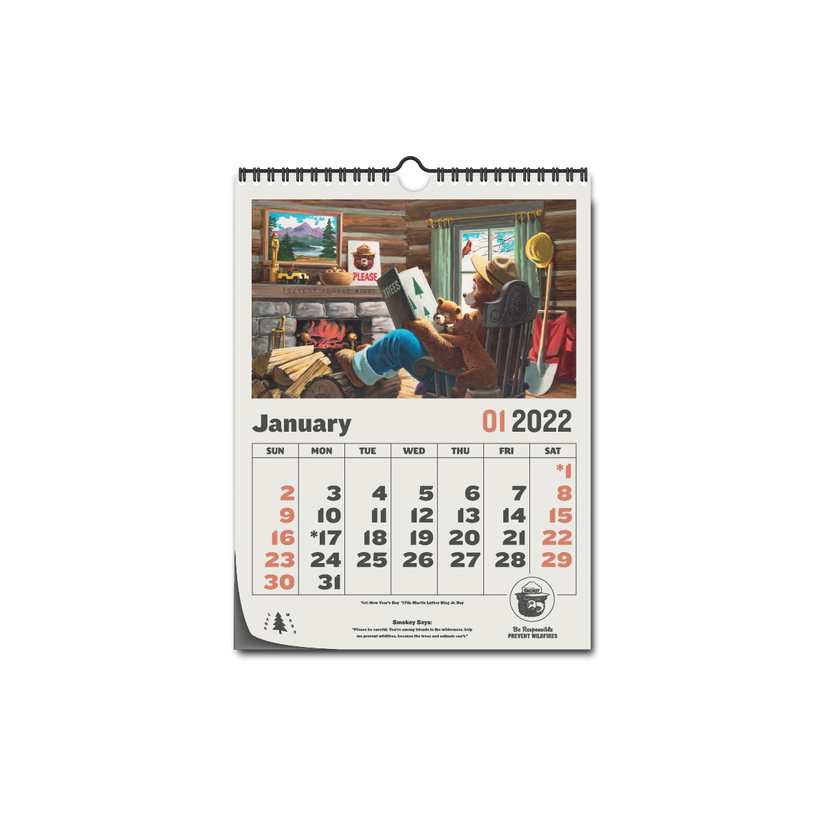 2022 Smokey Bear Calendar