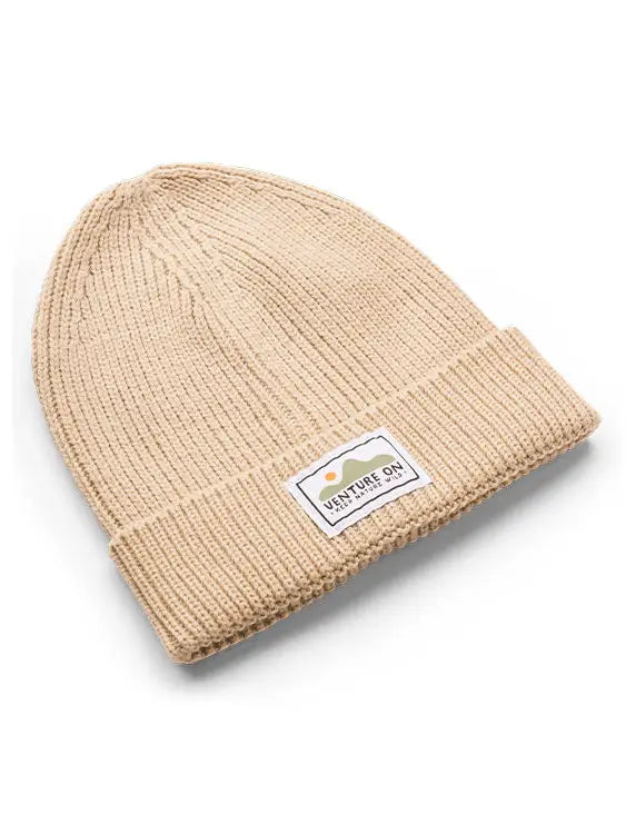 Venture On Mountain Range Recycled Knit Beanie