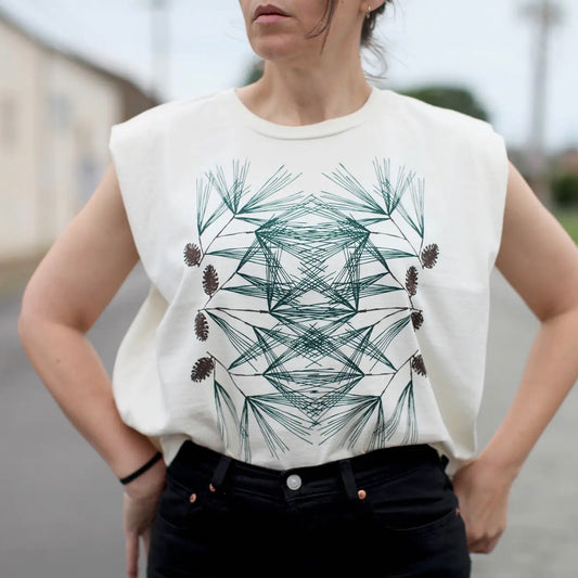 Pine & Pinecones Muscle Tank