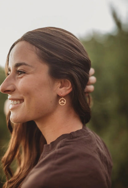 Mountainscape Dangle Earrings