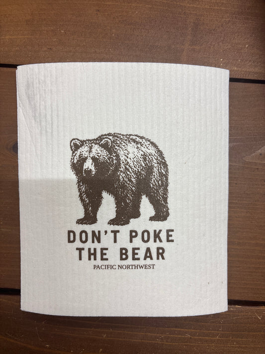 Don’t Poke the Bear Swedish Towel