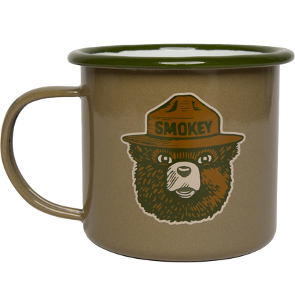 Smokey Logo Enamel Mug