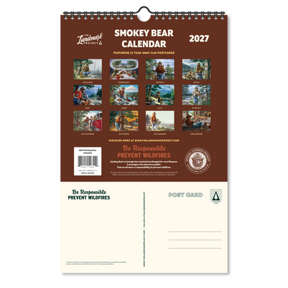 2027 Smokey Bear Calendar