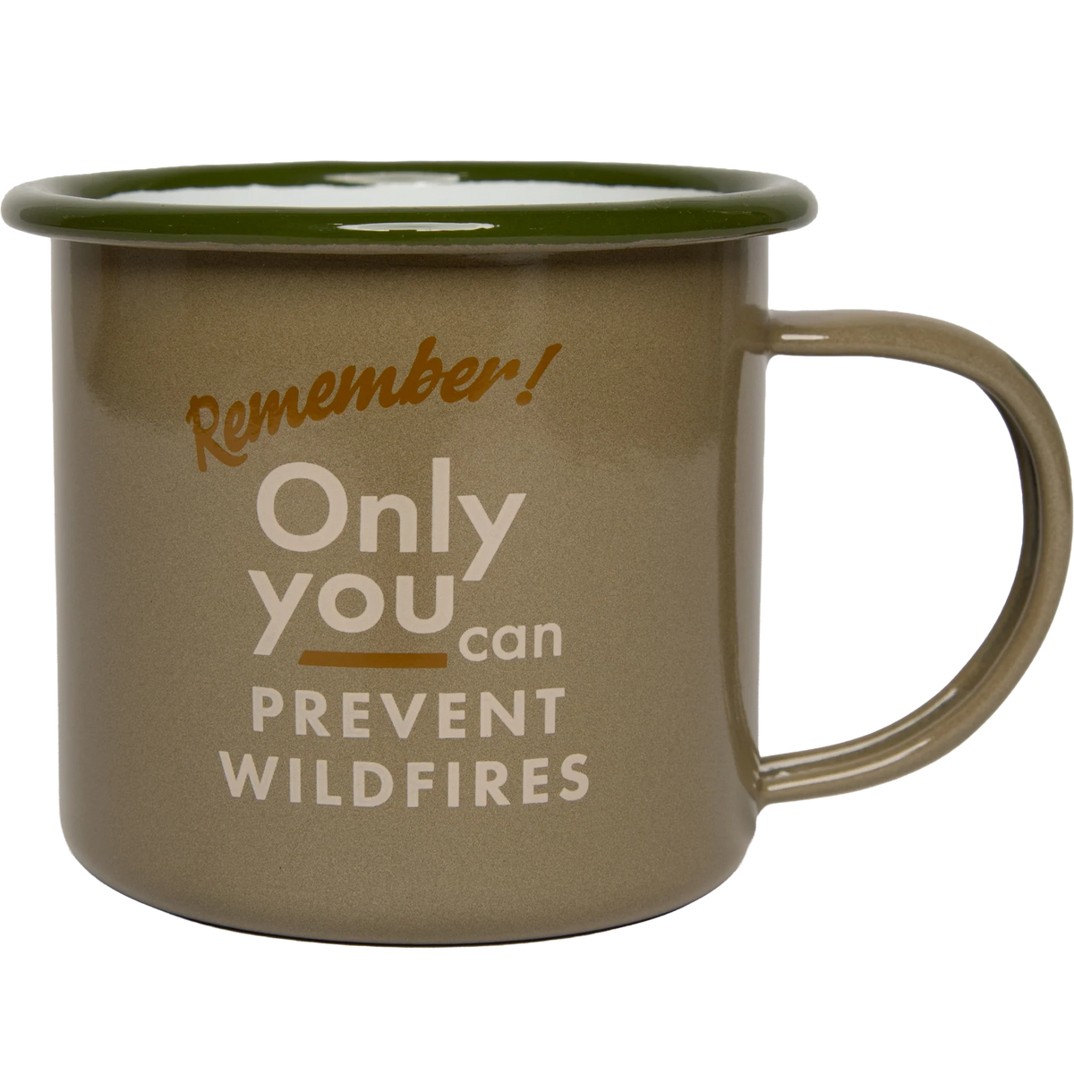 Smokey Logo Enamel Mug