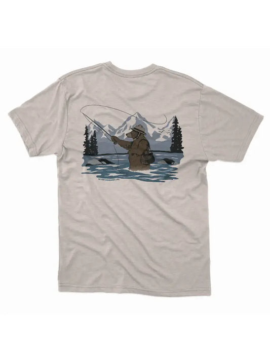 Fly Fishing Bear T-Shirt