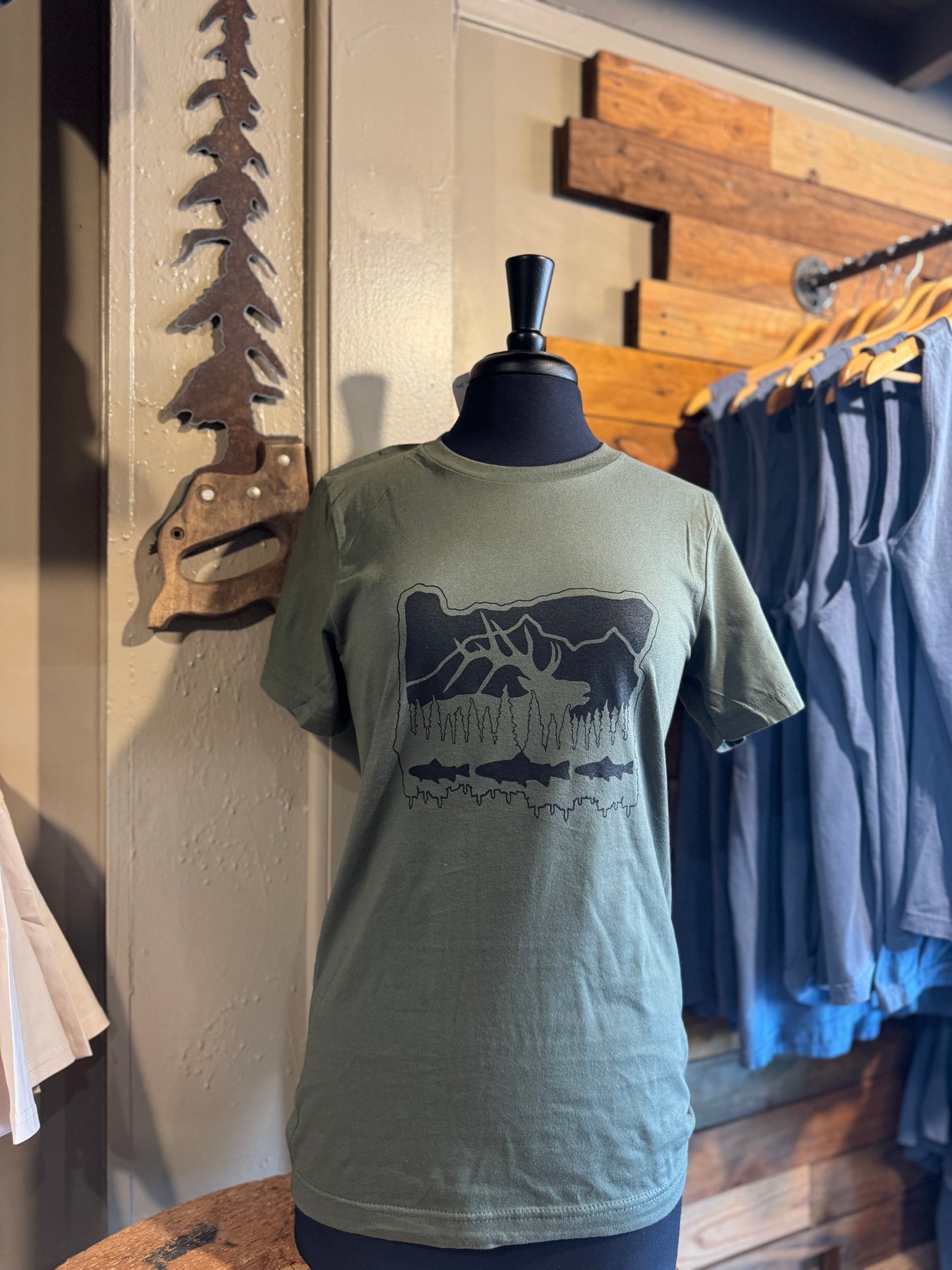 Elk & Fish Tee
