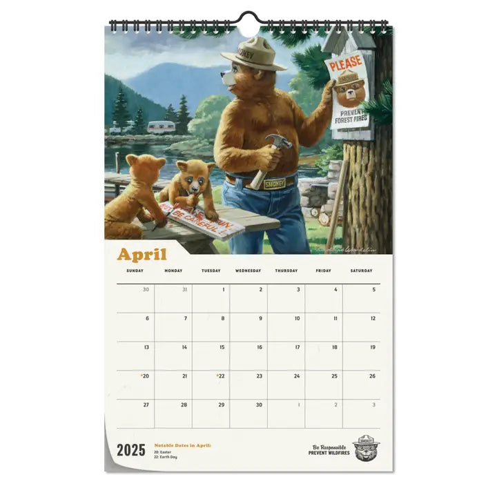 2025 Smokey Bear Calendar