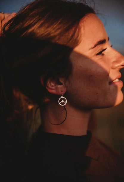 Mountainscape Dangle Earrings