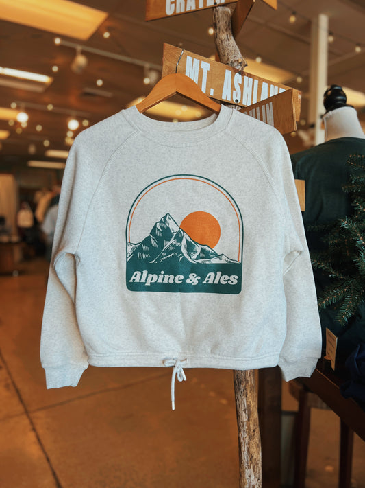 Alpine & Ales Ladies Boxy Sweatshirt