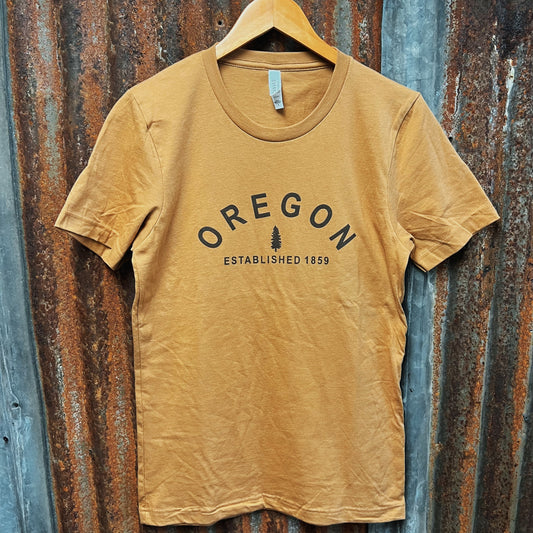 Oregon Established T Shirt - Toast