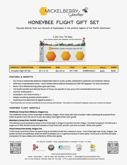 Honeybee Flight Gift Set