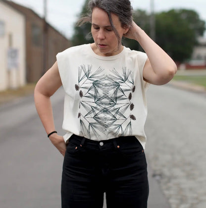 Pine & Pinecones Muscle Tank