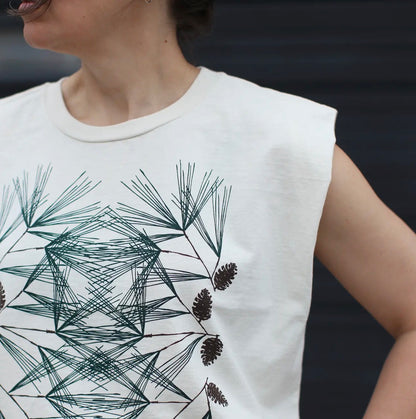 Pine & Pinecones Muscle Tank
