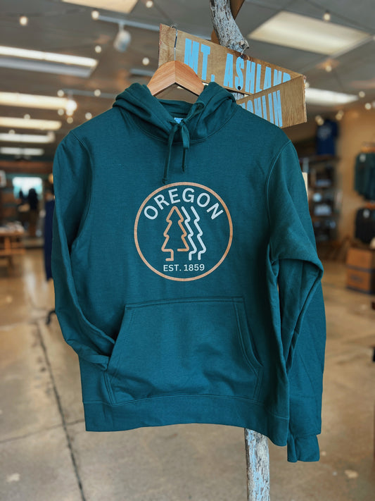 Oregon Tree Silhouette Hoodie