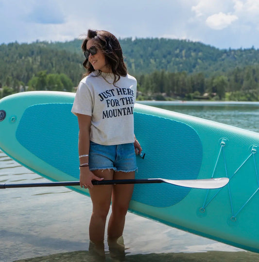 Just Here For The Mountains Tee