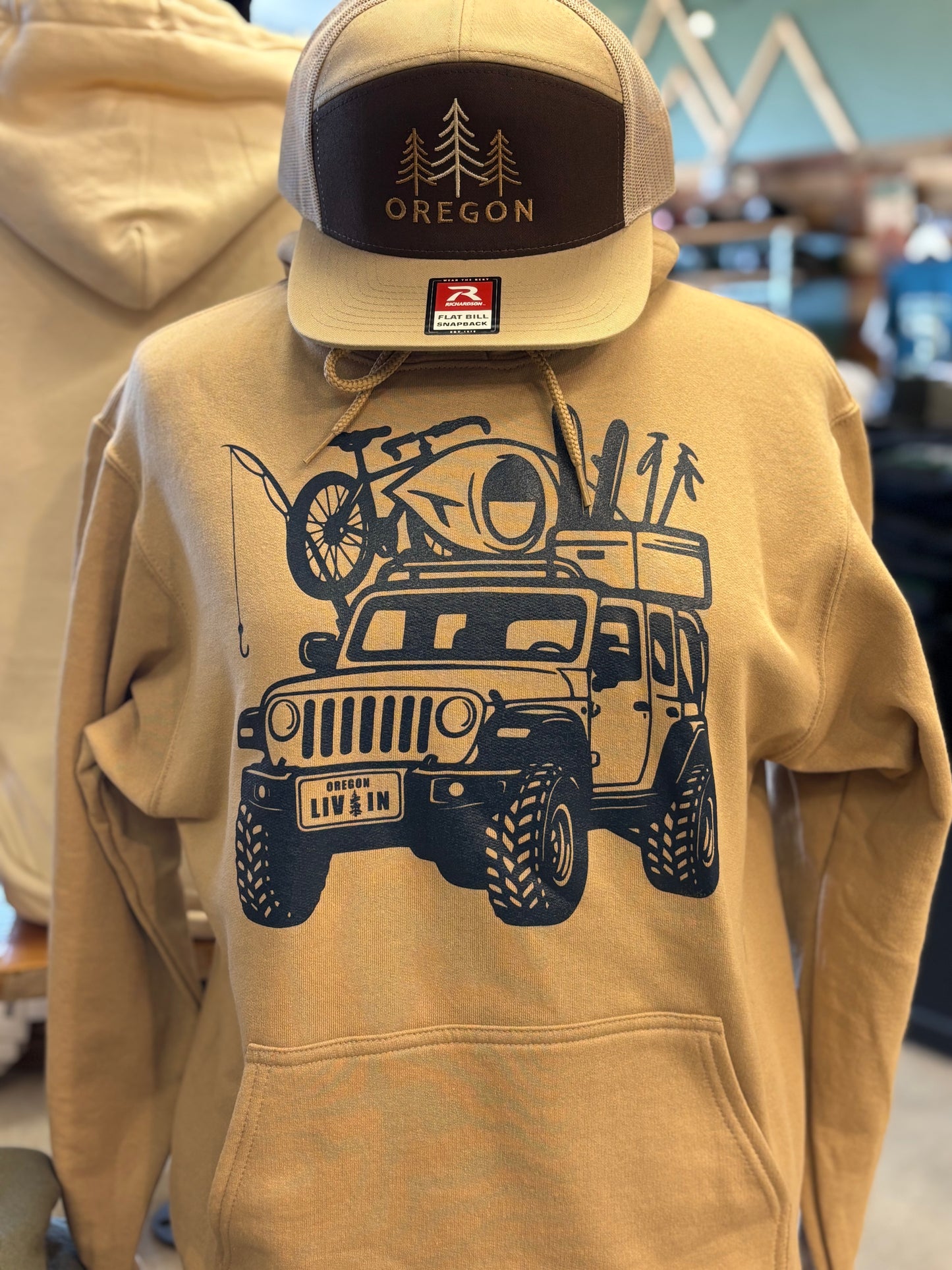 Oregon living’ Adventure Hoodie
