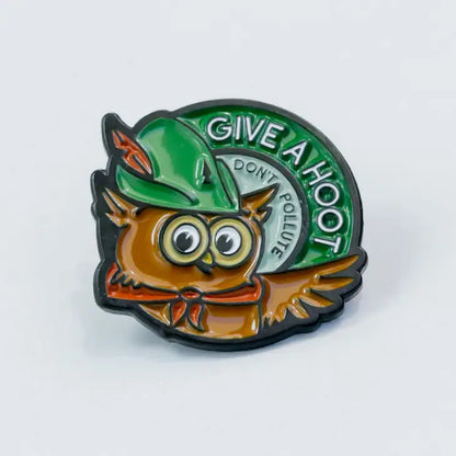 Give A Hoot Pin