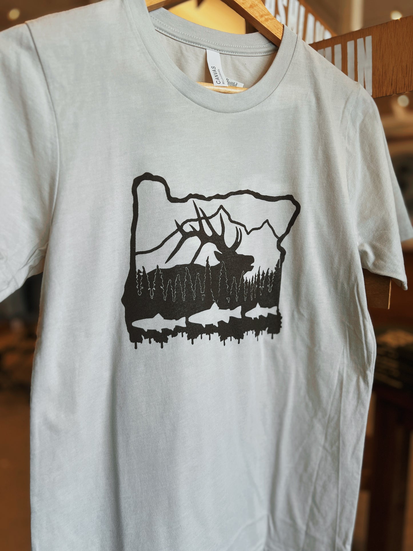 Elk & Fish Oregon T-Shirt