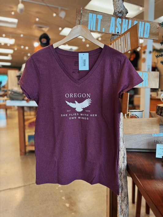 She Flies With her Own Wings V-Neck