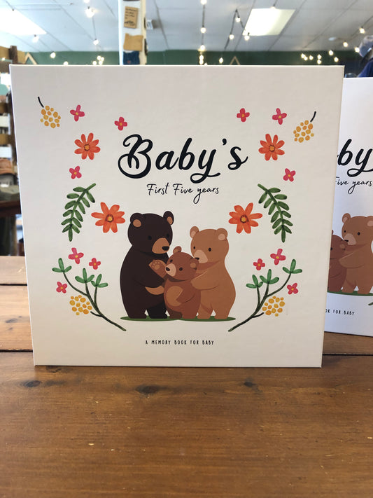 Baby’s First Five Years Memory Book