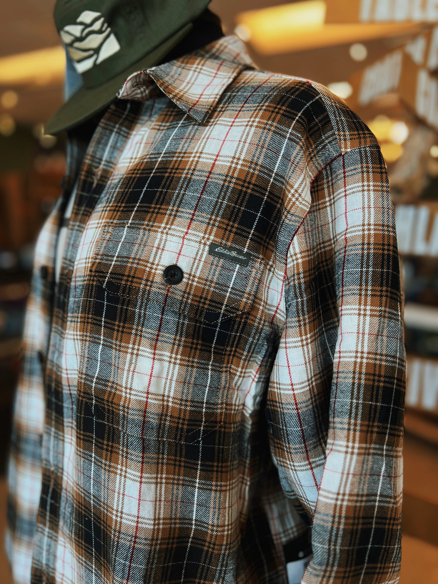 Eddie Bauer Fleece Lined Flannel