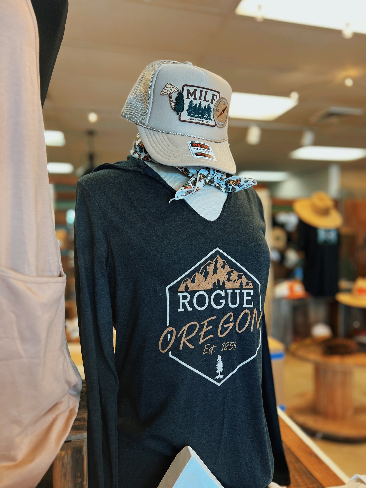 Oregon Hexagon Rogue Long Sleeve Hoodie