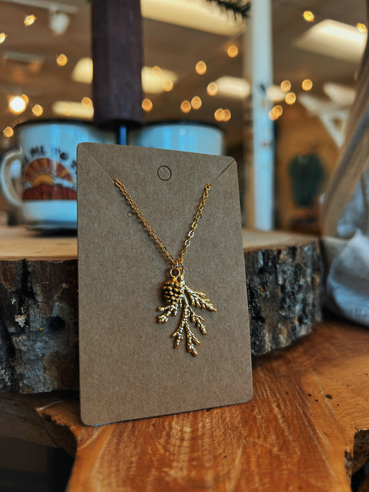 Pine Cone Necklace