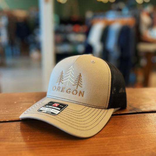 Oregon with Three Trees Hat