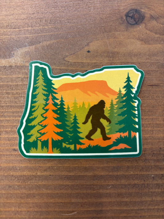 Oregon Sasquatch Sticker
