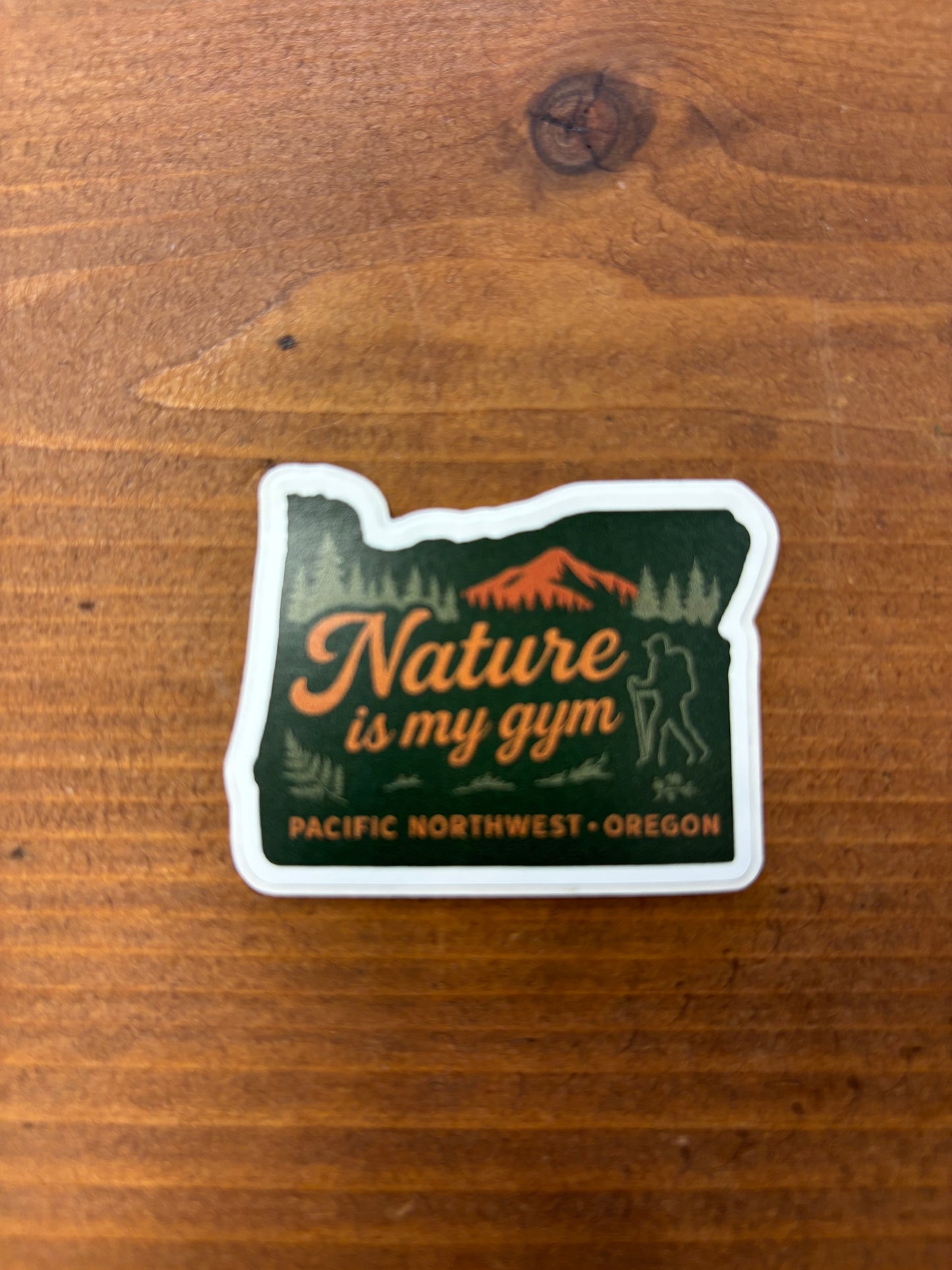 Nature is My Gym Mini Sticker