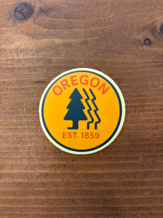 Oregon Est. 1859 Mini Sticker