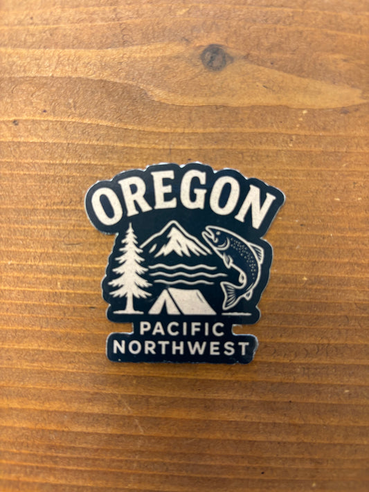 Oregon Pacific Northwest Mini Sticker