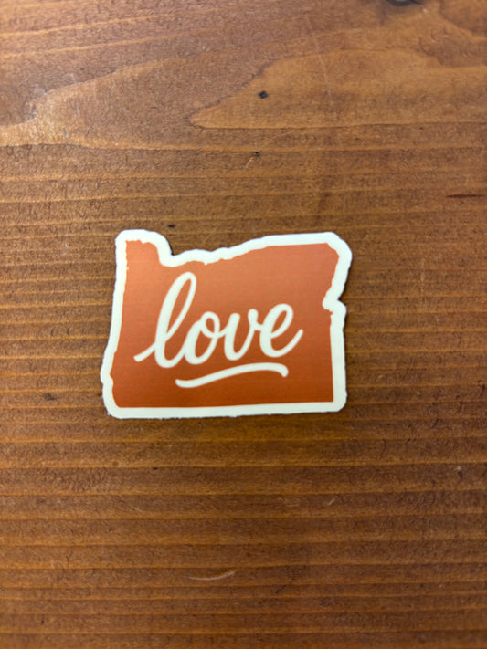 Oregon Love Mini Sticker