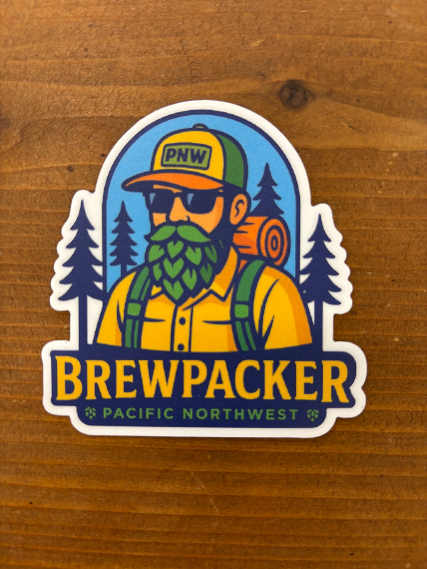 BREWPACKER Sticker - Pacific Northwest