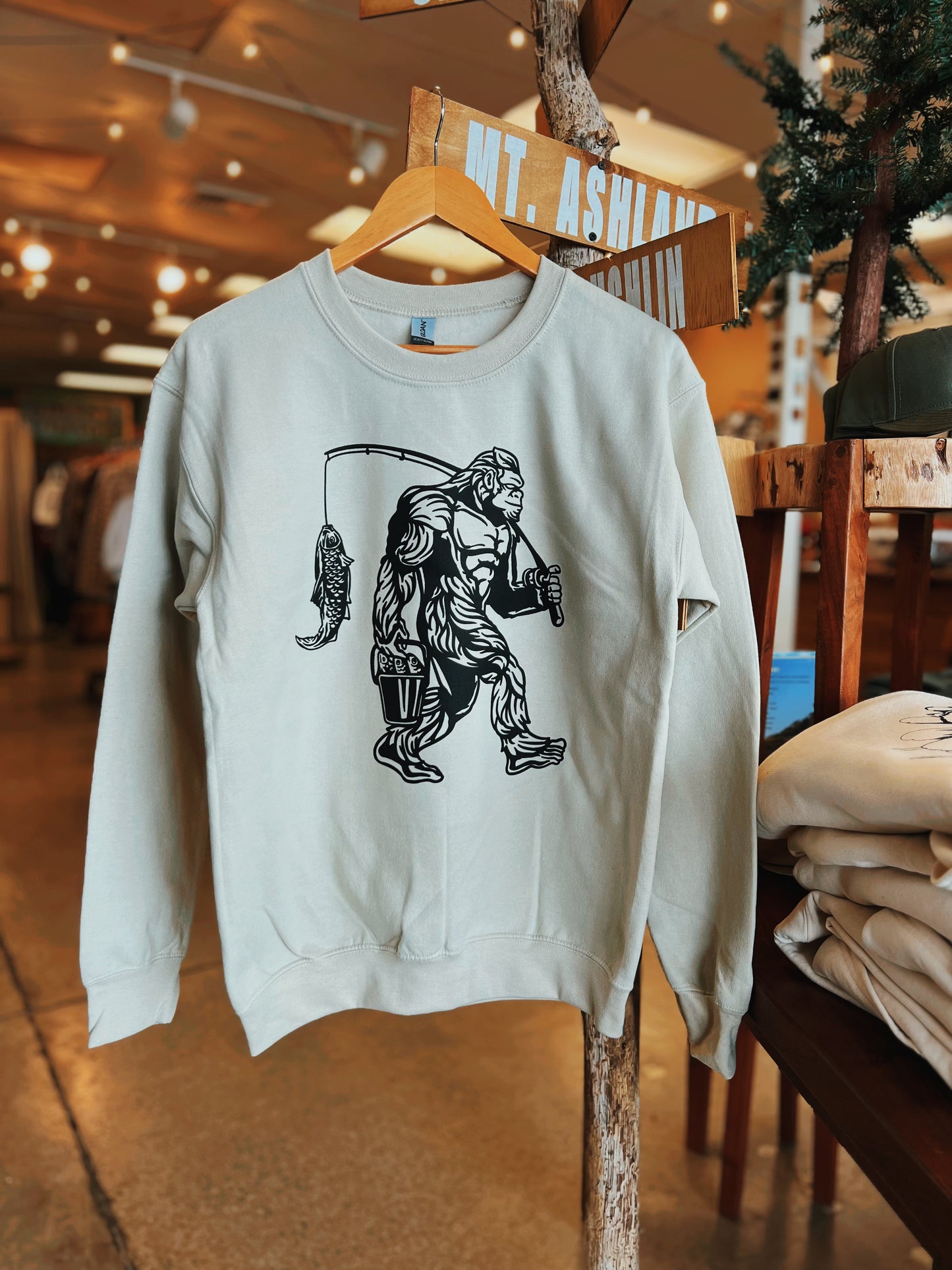 Squatch Fishing Crewneck