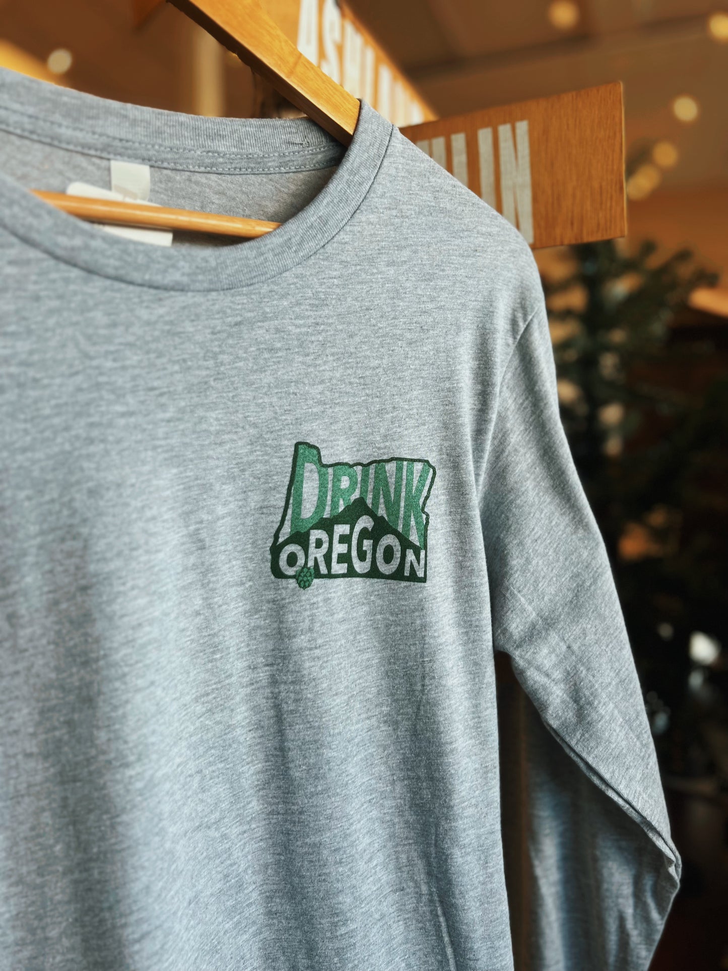 Drink Oregon Can Design Long Sleeve T-Shirt