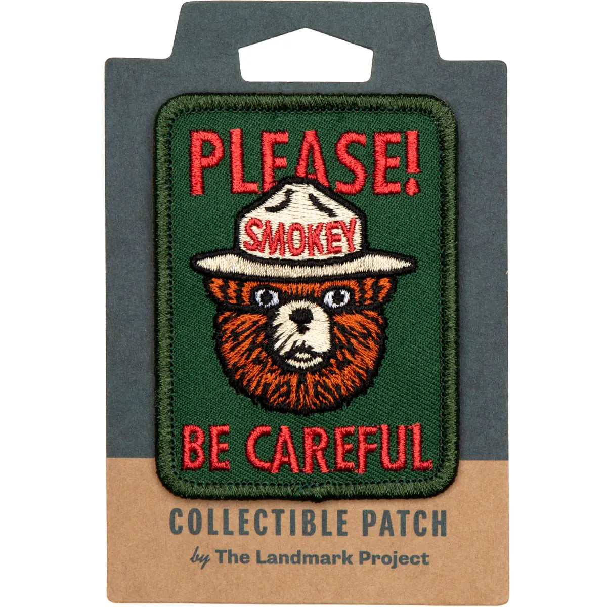 Be Careful Embroidered Patch