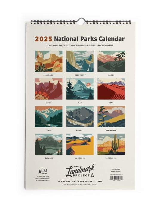 2025 National Parks Calendar