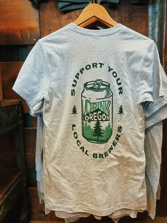 Drink Oregon Can Design T Shirt