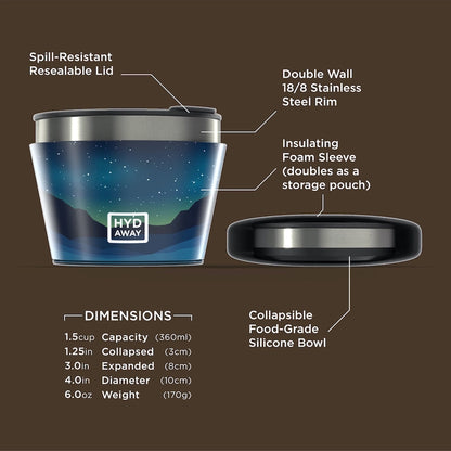 HYD AWAY Collapsible Insulated Bowl