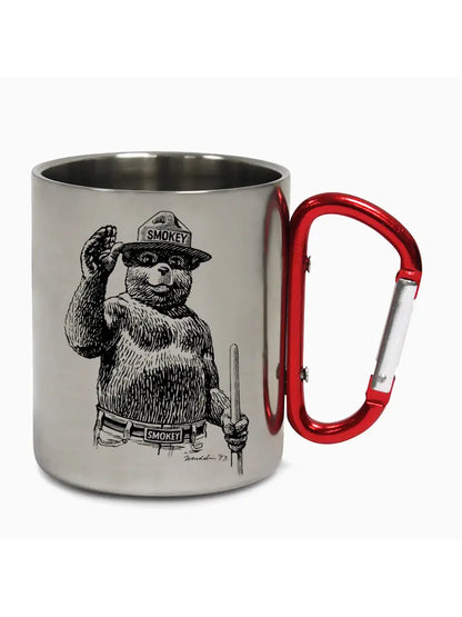 Smokey Wave Carabiner Camp Mug